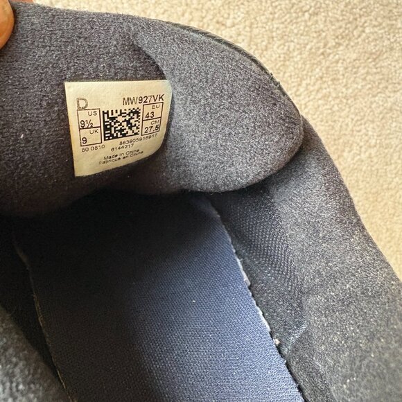 New Balance 927 Men's Walking Shoes Size 9.5 Dual Strap Black Leather MW927VK - Picture 7 of 7